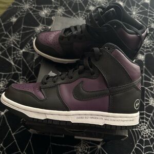 Nike Dunk High in Purple and Black